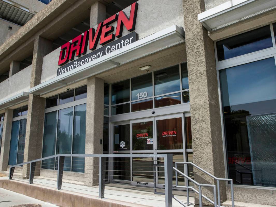 Exterior at the DRIVEN NeuroRecovery Center founded by quadriplegic IndyCar team owner Sam Schm ...