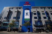 Rogers Arena, the home of the Vancouver Canucks' NHL team, in Vancouver, British Columbia, on S ...