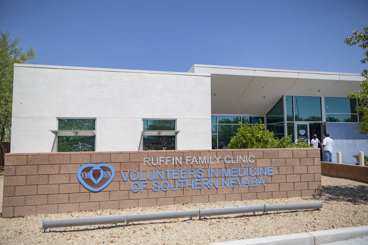 The Volunteers in Medicine of Southern Nevada Ruffin Family Clinic location is seen in Las Vega ...