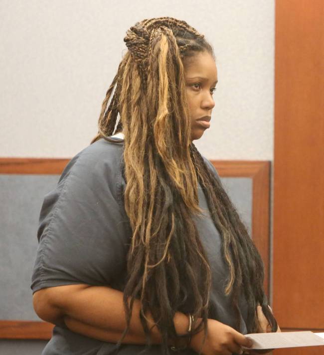 Stepmother Latoya Williams-Miley, charged with Aaron's murder, appeared in court at the Regiona ...