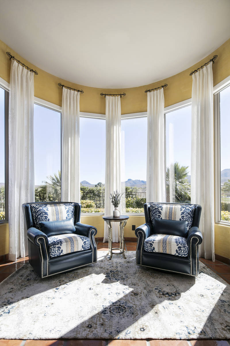 Textured sheer drapes allow homeowners to bring in the natural light and work in both modern an ...