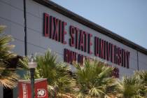 Greater Zion Stadium at Dixie State University is shown Tuesday, June 30, 2020, in St. George, ...