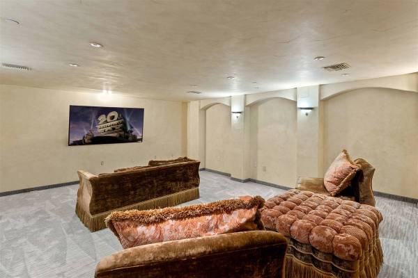 The home movie theater. (Luxurious Real Estate)