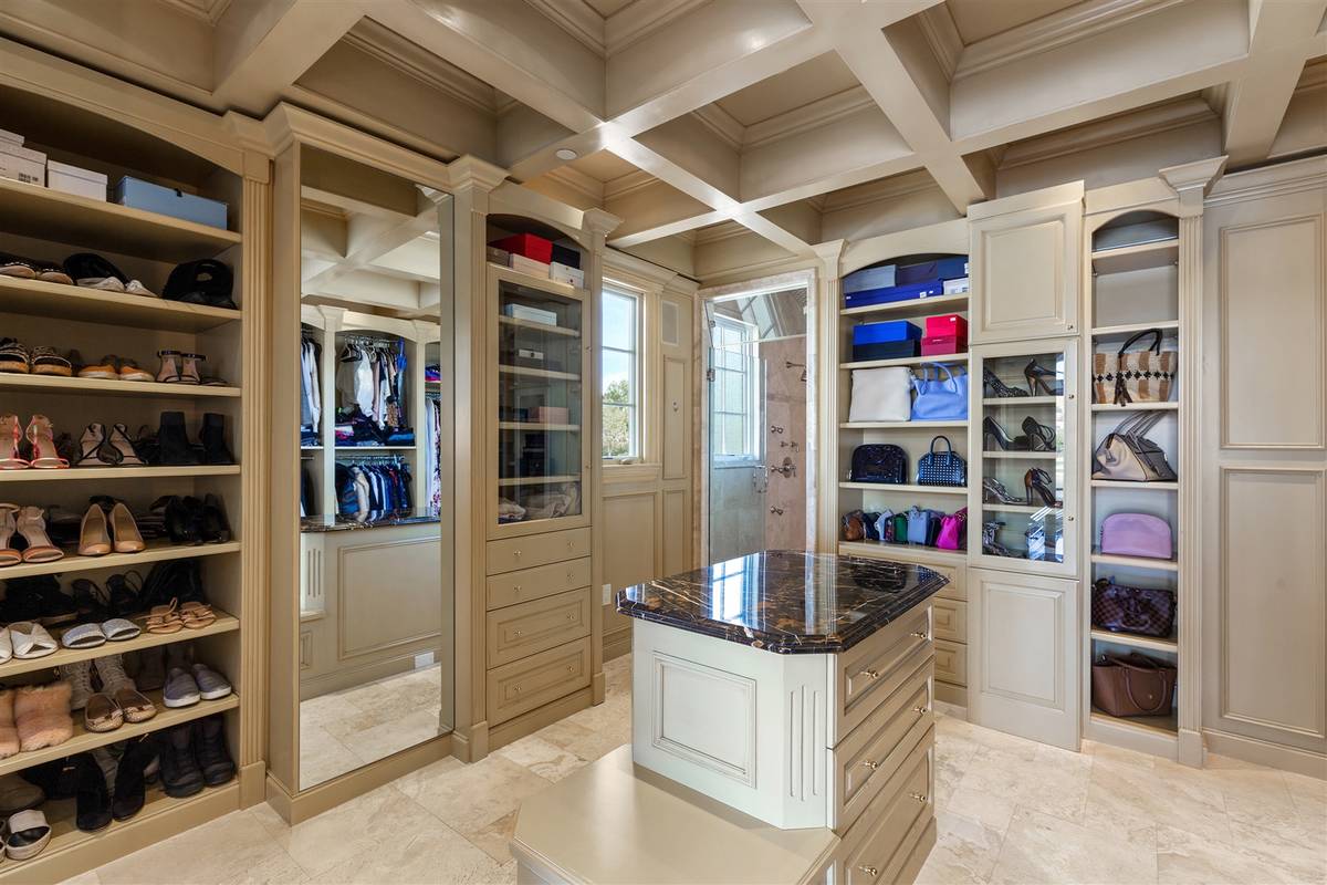 Her closet. (Luxurious Real Estate)
