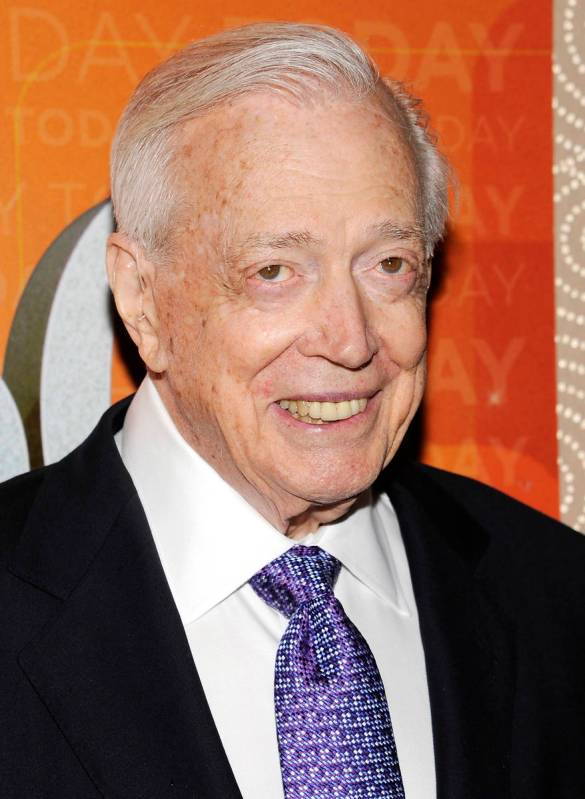FILE - This Jan. 12, 2012 file photo shows Hugh Downs at the "Today" show 60th annive ...