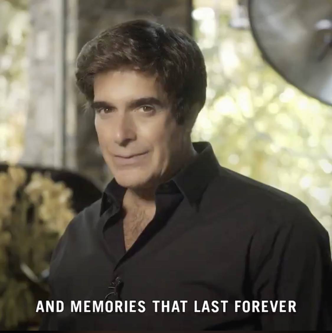 Magician legend David Copperfield is shown in a new social media campaign launched by MGM Resor ...