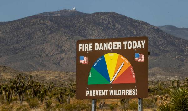 The fire danger remains very high as winds pick up again during the Mahogany Fire on Mount Char ...