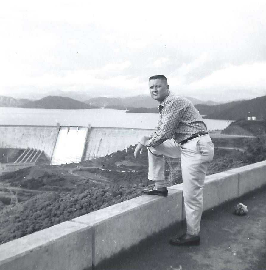 John H. Robinson visits the Hoover Dam sometime in the 1960s. Courtesy of the Robinson family.