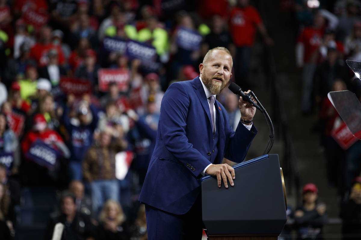 FILE - In this Oct. 10, 2019, file photo, Brad Parscale, campaign manager for President Donald ...