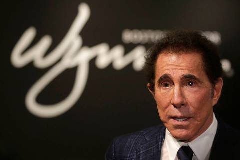 Casino mogul Steve Wynn is seen during a news conference in Medford, Mass., in 2018. (AP Photo/ ...