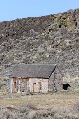 The Last Chance Ranch house served as Sheldon National Wildlife Refuge’s first office and res ...