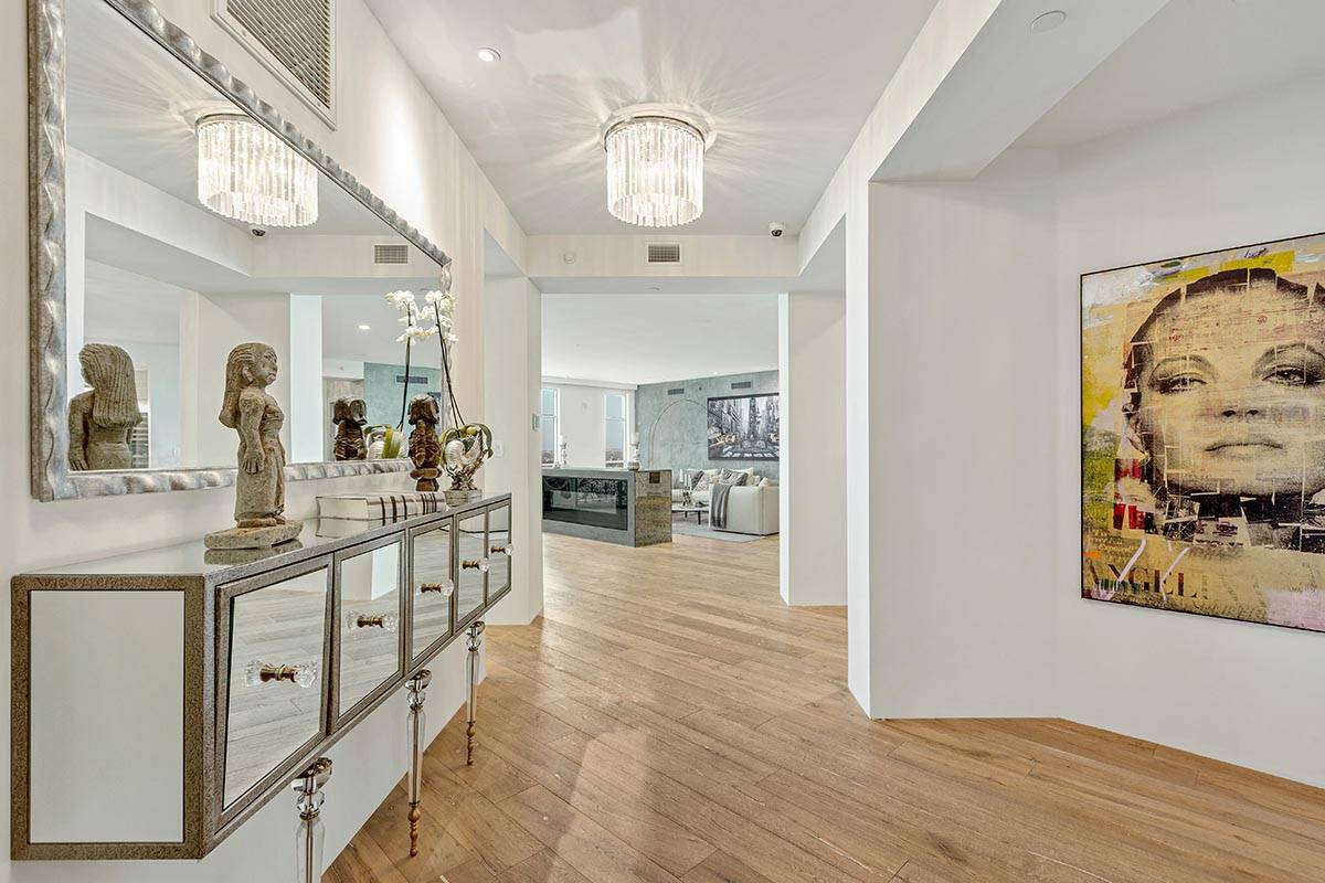 This One Queensridge Place penthouse had more than $2 million in renovations completed over two ...