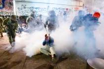 Federal officers use chemical irritants and crowd control munitions to disperse Black Lives Mat ...
