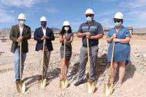 Edward Homes broke ground on a two-story town home development, Brownstones. It is the last new ...