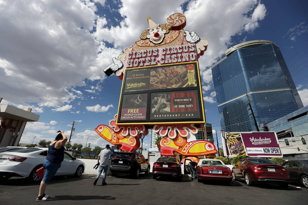 Circus Circus on the Las Vegas Strip. (Erik Verduzco / Las Vegas Review-Journal) @Erik_Verduzco