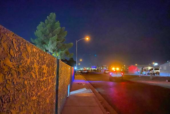 Las Vegas homicide detectives are investigating an incident on Wednesday, July 29, 2020. (Glenn ...