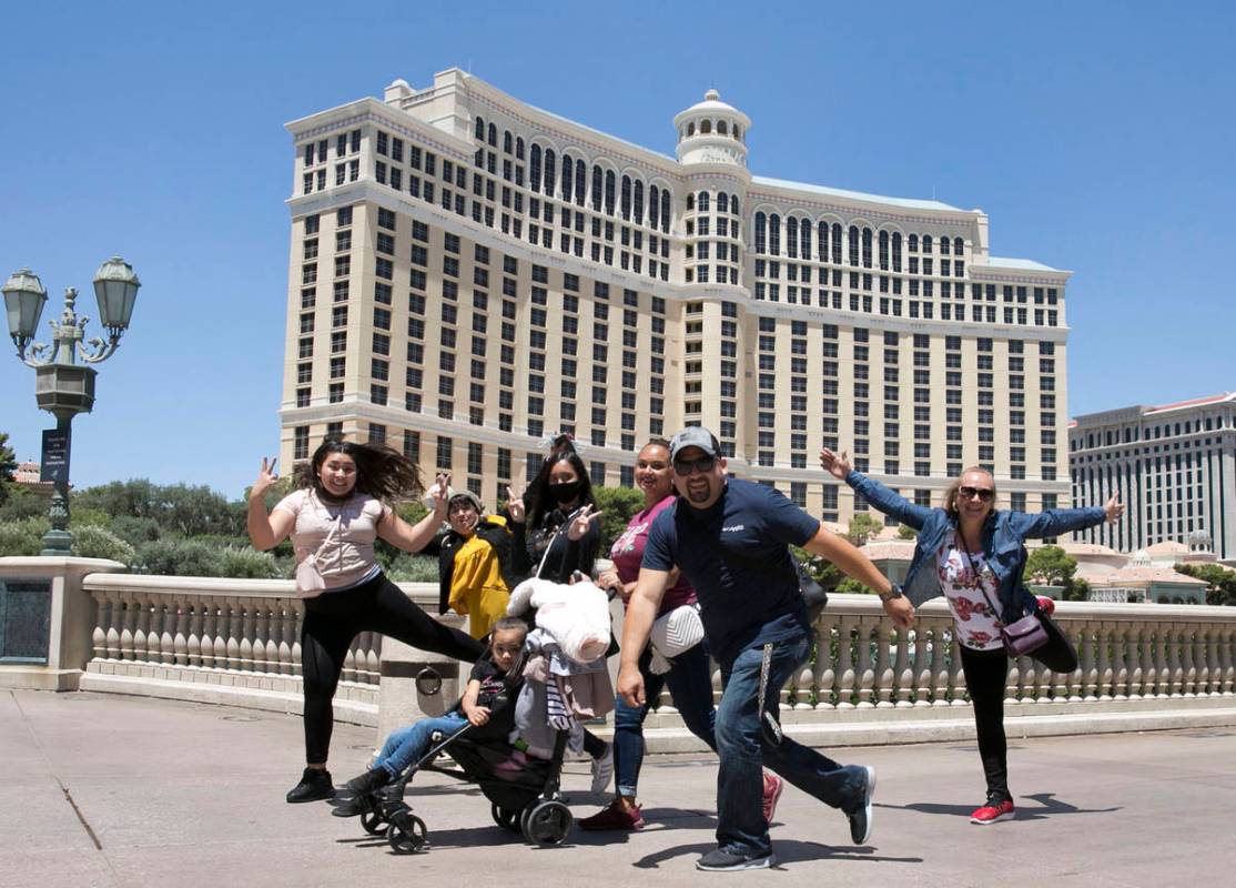 Jose Sanchez, center, and his family, left to right, his daughter Leilany, 12, Sacorro Pina, da ...