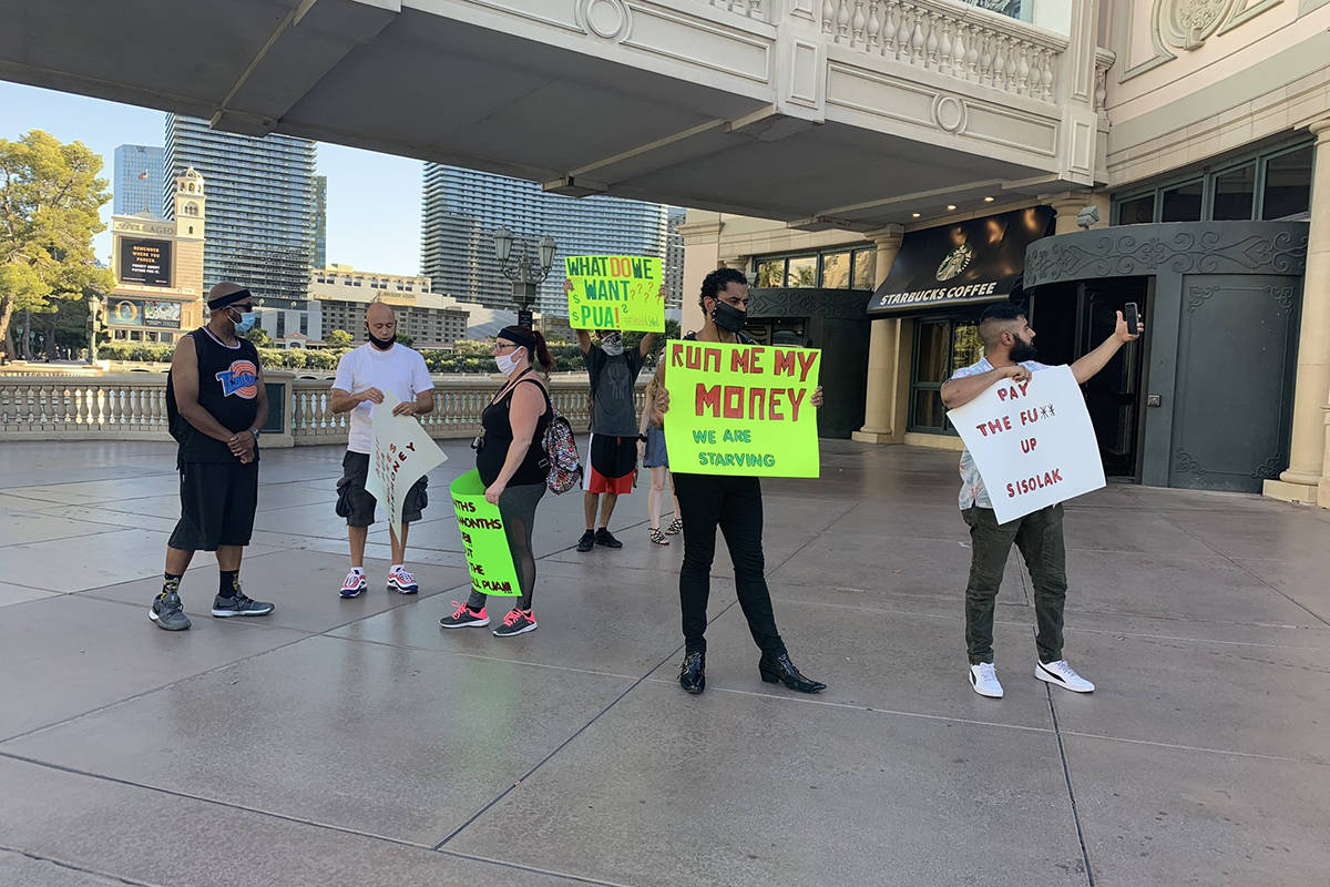 A protest organized by a Facebook group called “Nevada United” took place Friday, July 31, ...