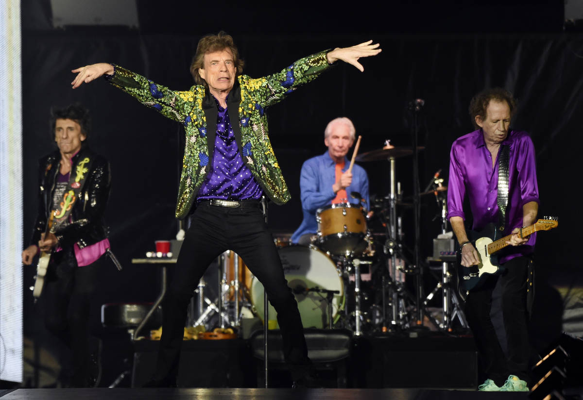 The Rolling Stones will be touring stadiums next summer. Could Vegas get a show? (Chris Pizzell ...