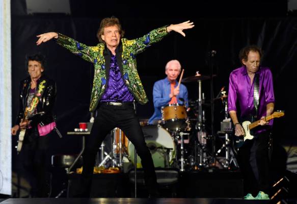 The Rolling Stones will be touring stadiums next summer. Could Vegas get a show? (Chris Pizzell ...
