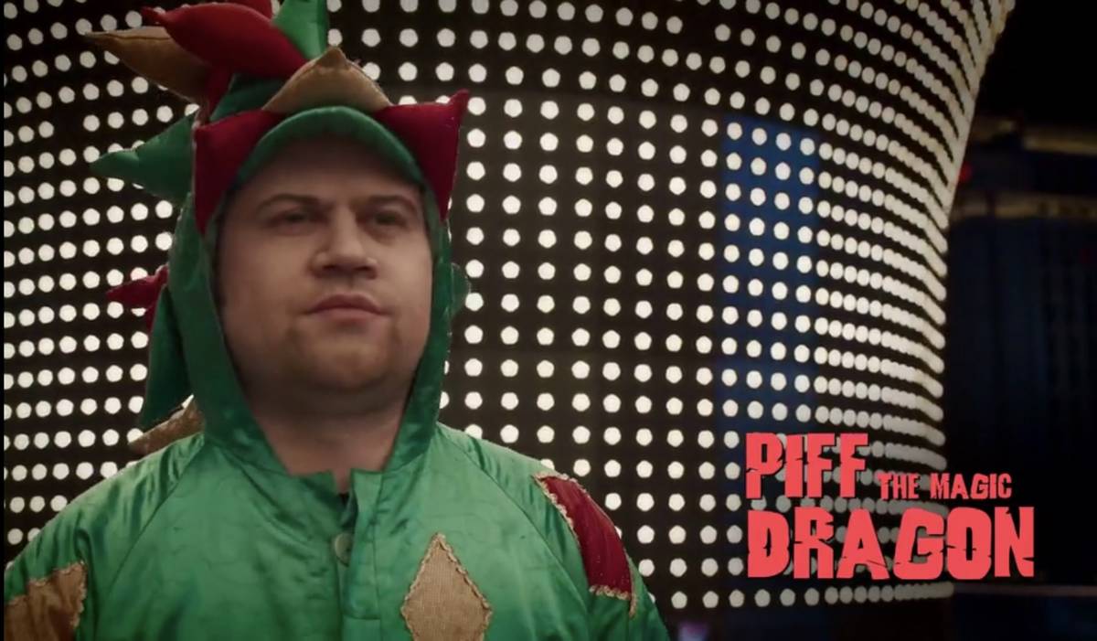 Piff the Magic Dragon is shown in a screen-grab in a promotional video for the TBS series "Tour ...
