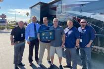 The executive board of the Las Vegas Police Protective Association was at Findlay RV to thank t ...