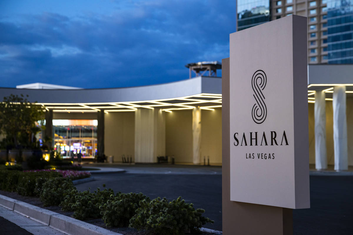 Sahara Las Vegas. (Chase Stevens/Las Vegas Review-Journal) @csstevensphoto