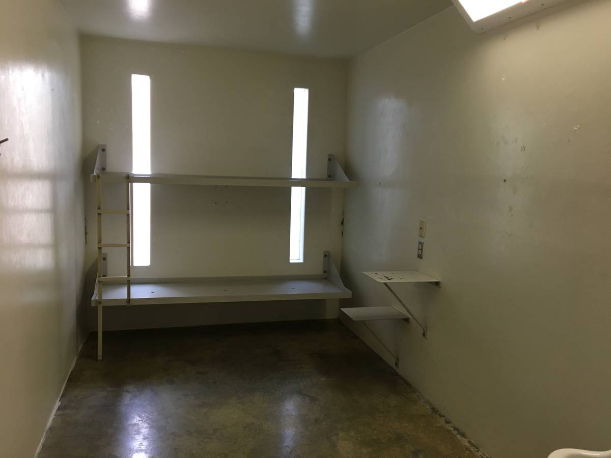 The inside of a "segregation" cell at Florence McClure Women's Correctional Center is pictured. ...