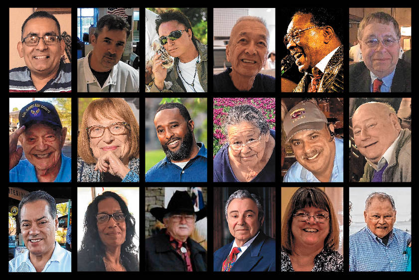 Some of Nevada’s victims of the COVID-19 pandemic, top row, from left: Adolfo Fernandez, Ale ...