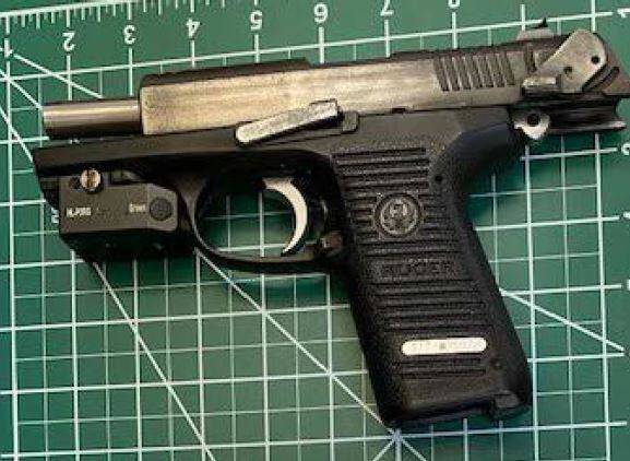 This firearm was caught by TSA officers at the Ronald Reagan Washington National Airport checkp ...