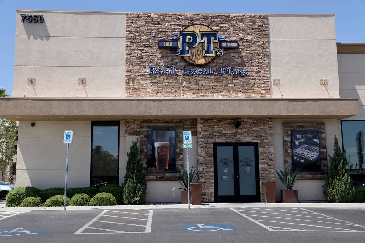The PT's Gold at 7550 Oso Blanca Road in northwest Las Vegas, pictured on Tuesday, Aug. 11, 202 ...