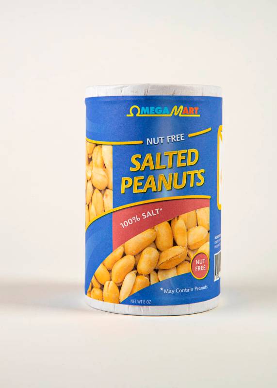 Omega Mart Products, Nut Free Salted Peanuts. (Meow Wolf)