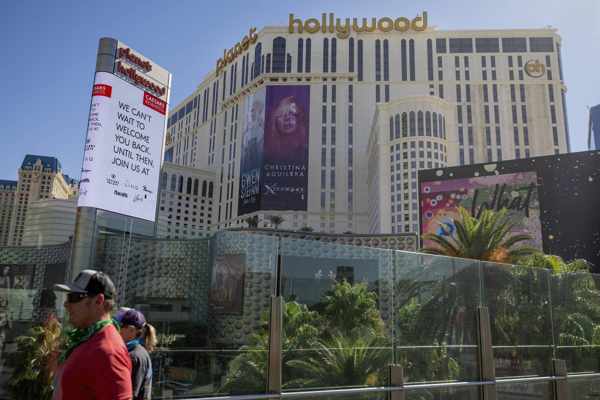 Eastside Cannery Casino-Hotel is seen temporarily closed in Las Vegas on Thursday, Aug. 13, 202 ...