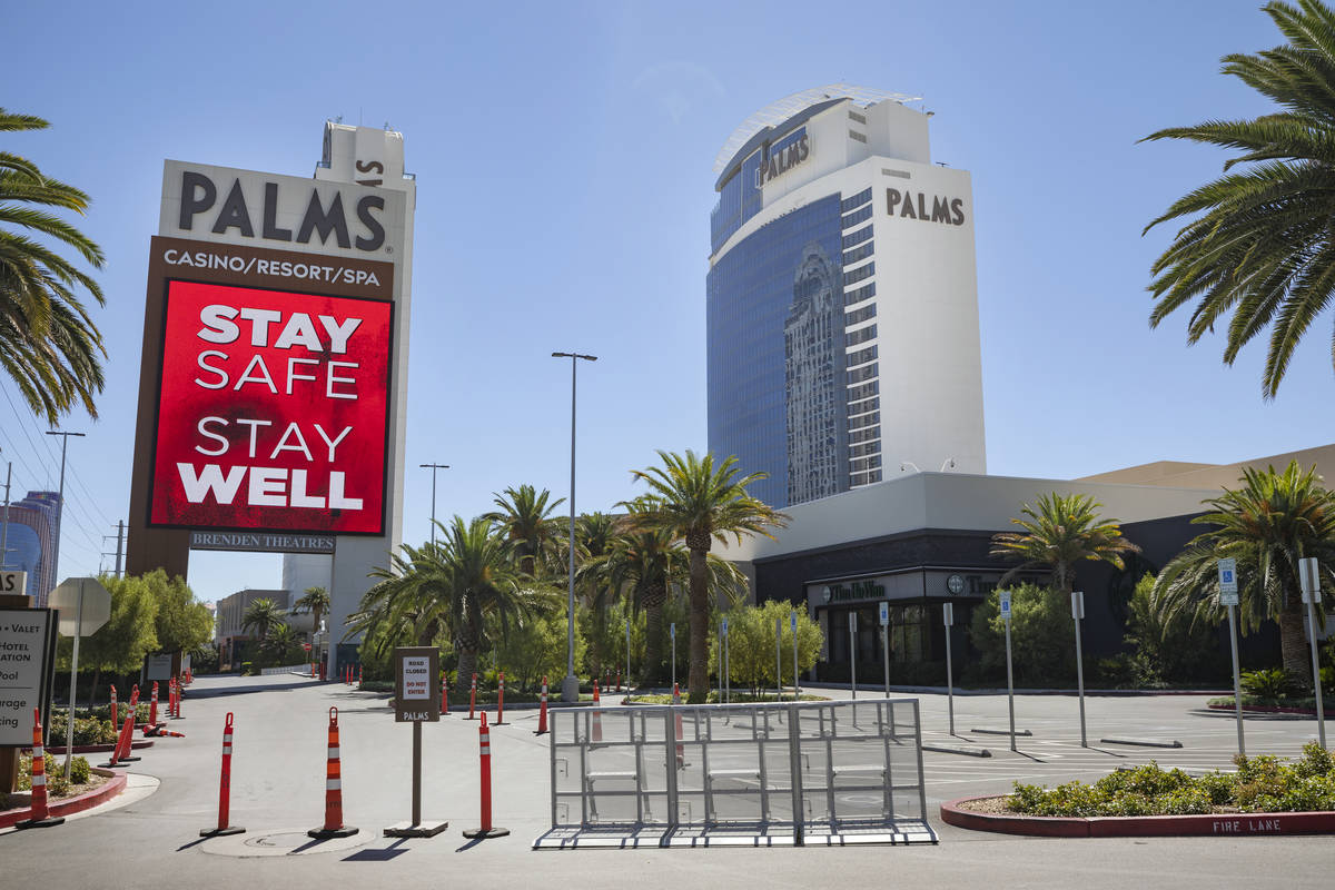 A view of the Palms is seen in Las Vegas on Wednesday, Aug. 12, 2020. (Elizabeth Brumley/Las Ve ...