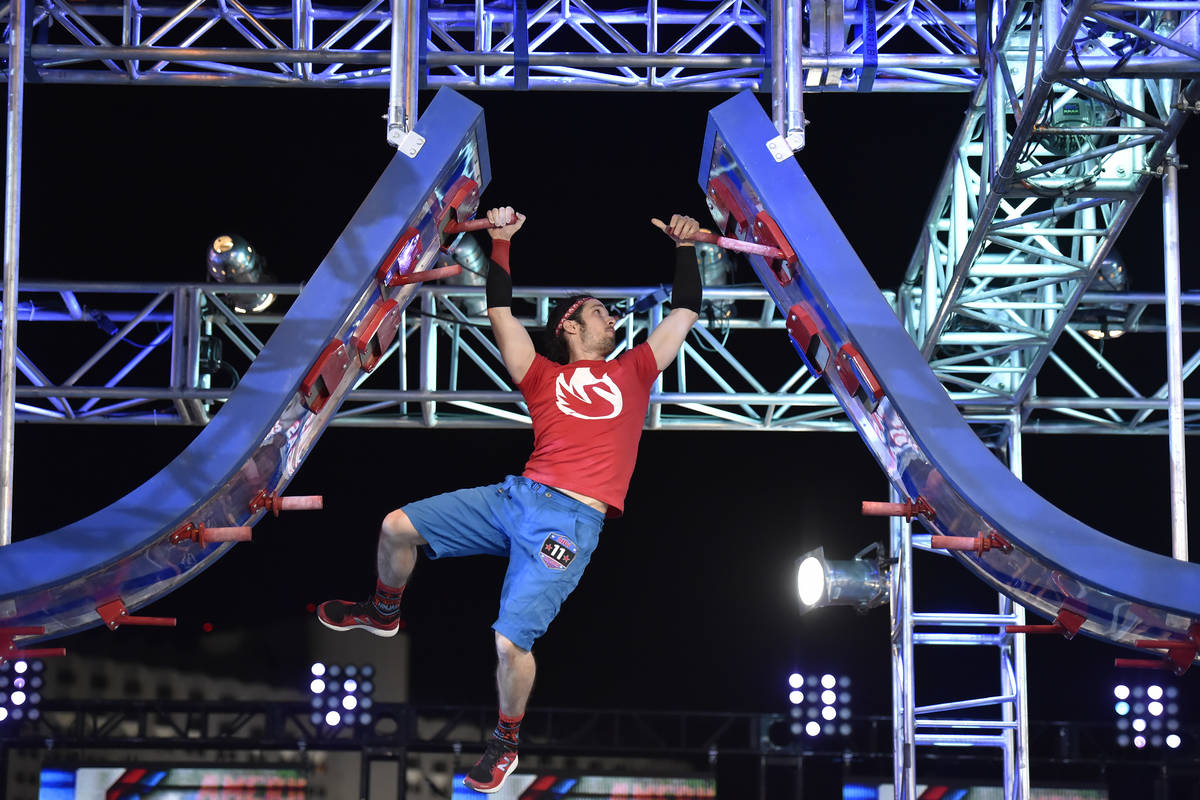 AMERICAN NINJA WARRIOR - "Las Vegas National Finals Night 4" Episode 1116 - Pictured: Ethan Swa ...