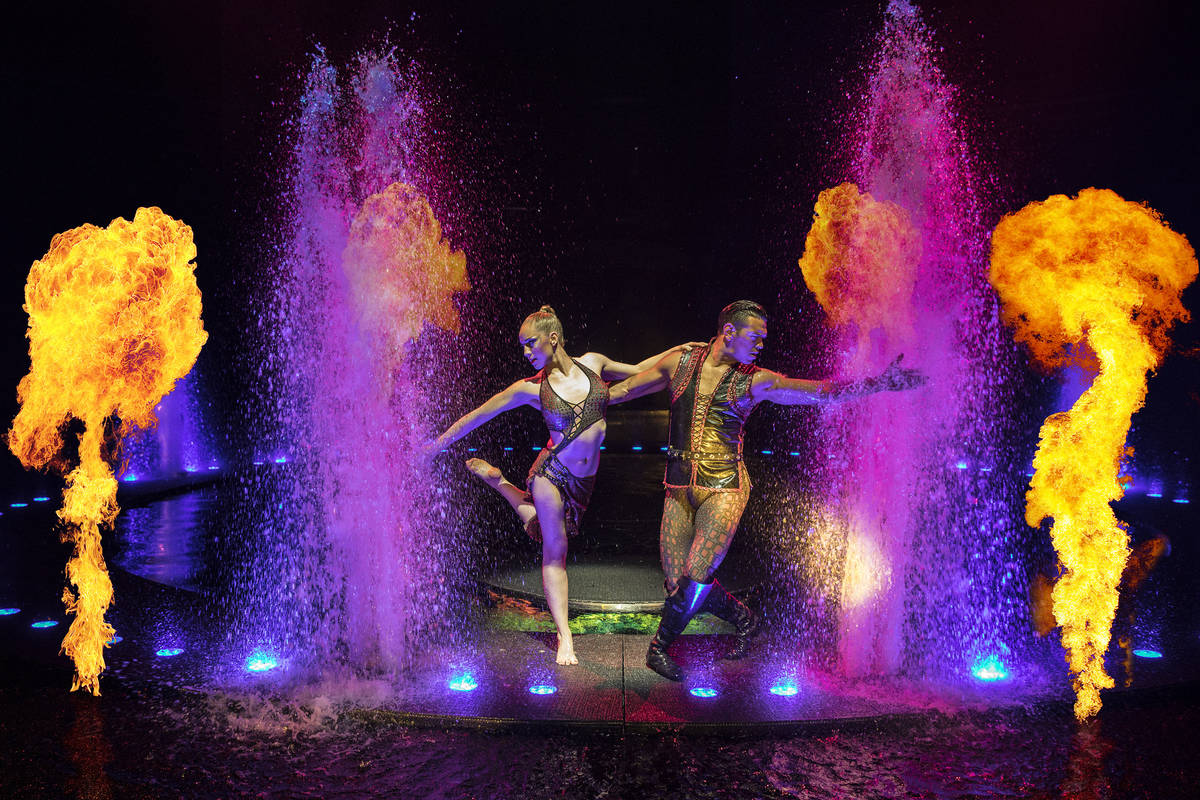 A scene from "Le Reve," the signature production at Wynn Las Vegas. (Tomasz Ross)