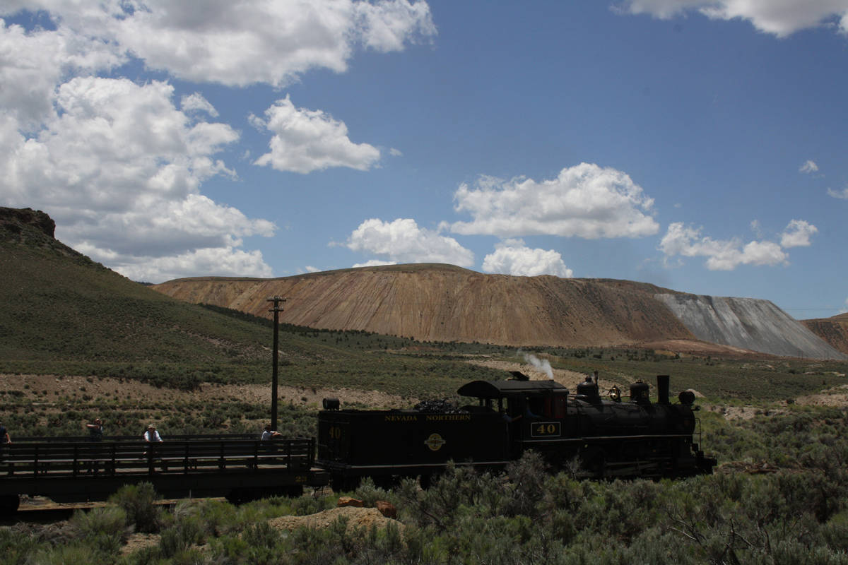 The Nevada Northern Railway in Ely offers both steam and diesel excursions. (Deborah Wall / Las ...