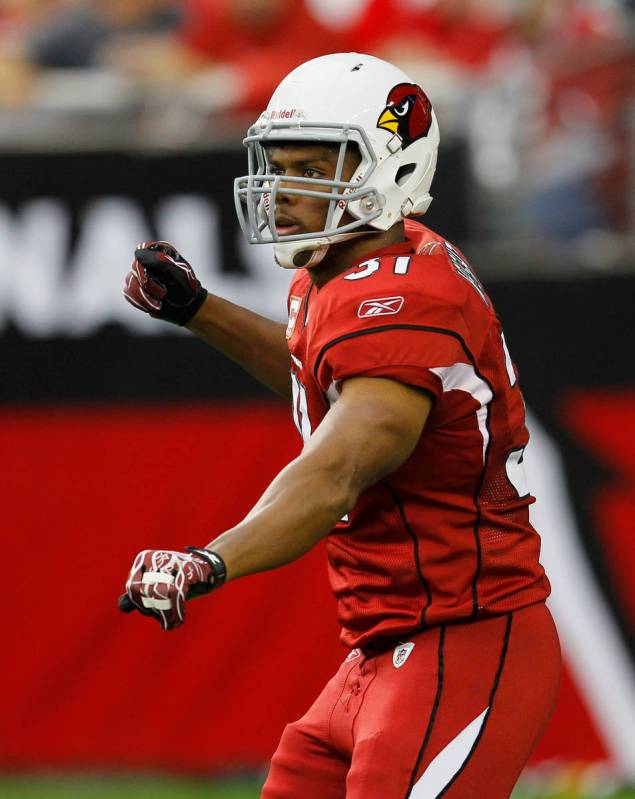 FILE - In this Dec. 12, 2010, file photo, Arizona Cardinals running back Jason Wright is shown ...