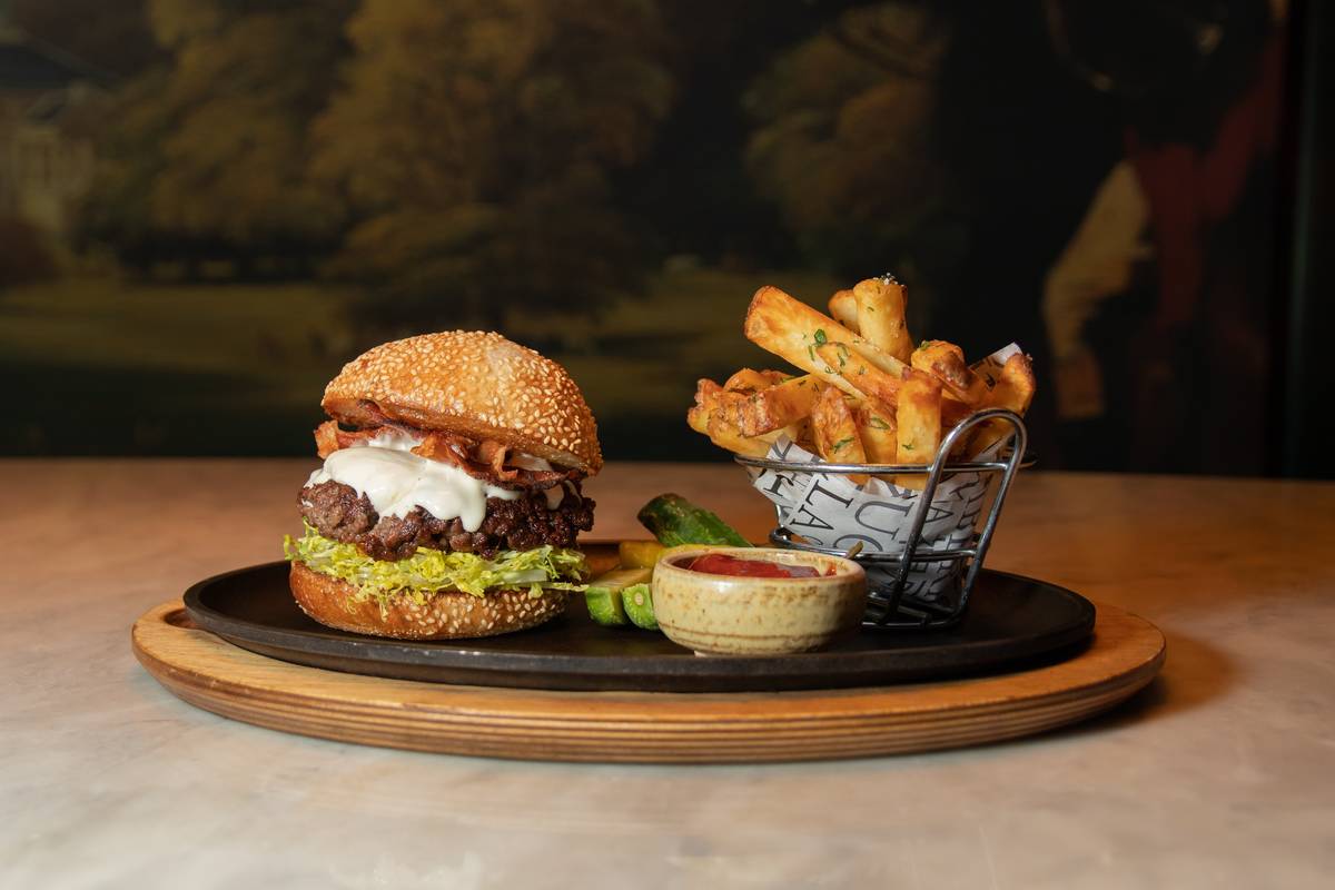 Chef Alex Pitts has added the Bazaar Burger to the menus for the Bazaar Meat's dining room and ...