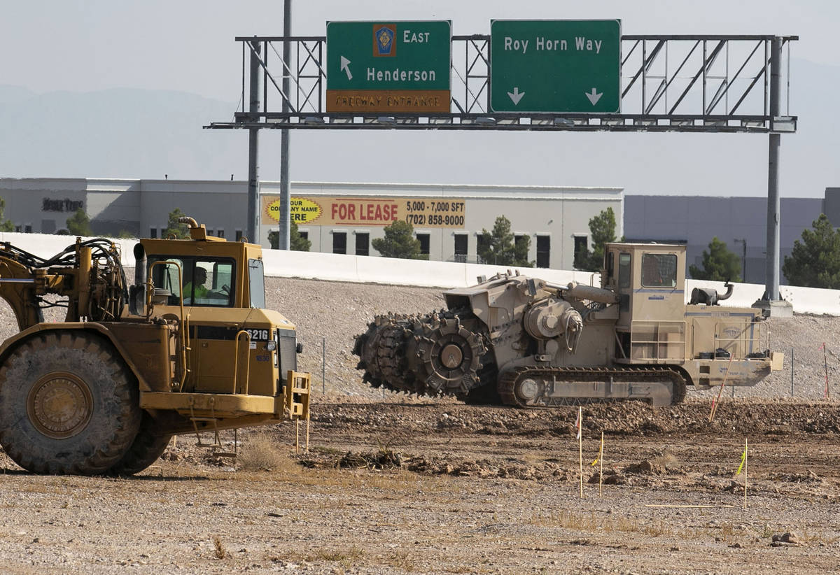 Heavy construction equipments are seen at UnCommons project site at the Southeast corner of S. ...