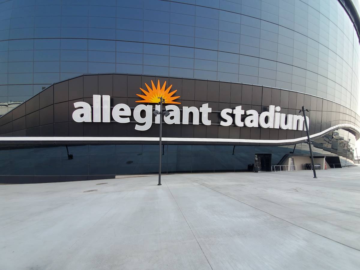 Allegiant Stadium (Adam Hill/Las Vegas Review-Journal)
