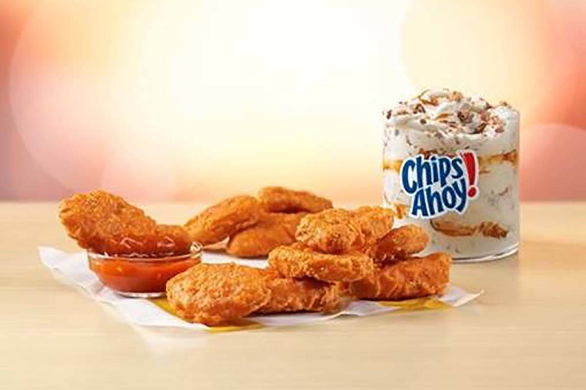 Spicy Chicken McNuggets are scheduled to arrive in September along with the Chips Ahoy McFlurry ...