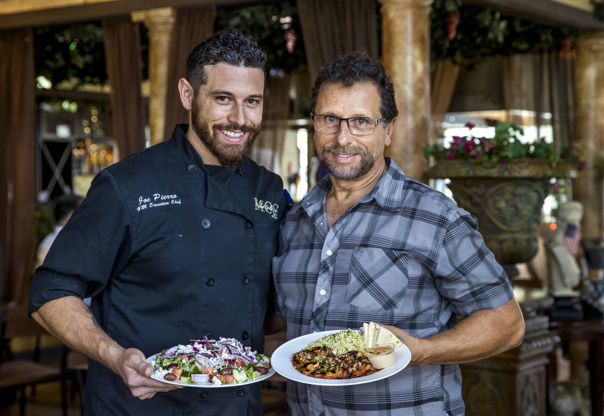 Owner Joe Pierro, right, with his chef son Joe Pierro, Jr., of the Market Grille Cafe in which ...