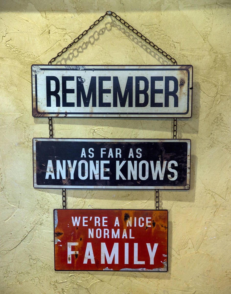 A little touch of humor hangs in the Market Grille Cafe which is still thriving during the Coro ...