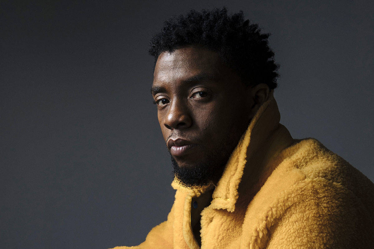 In this Feb. 14, 2018 photo, actor Chadwick Boseman poses for a portrait in New York to promote ...