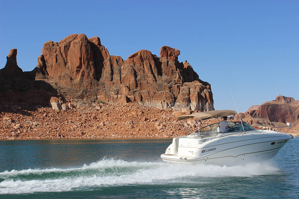 Lake Powell in Arizona. (Las Vegas Review-Journal)