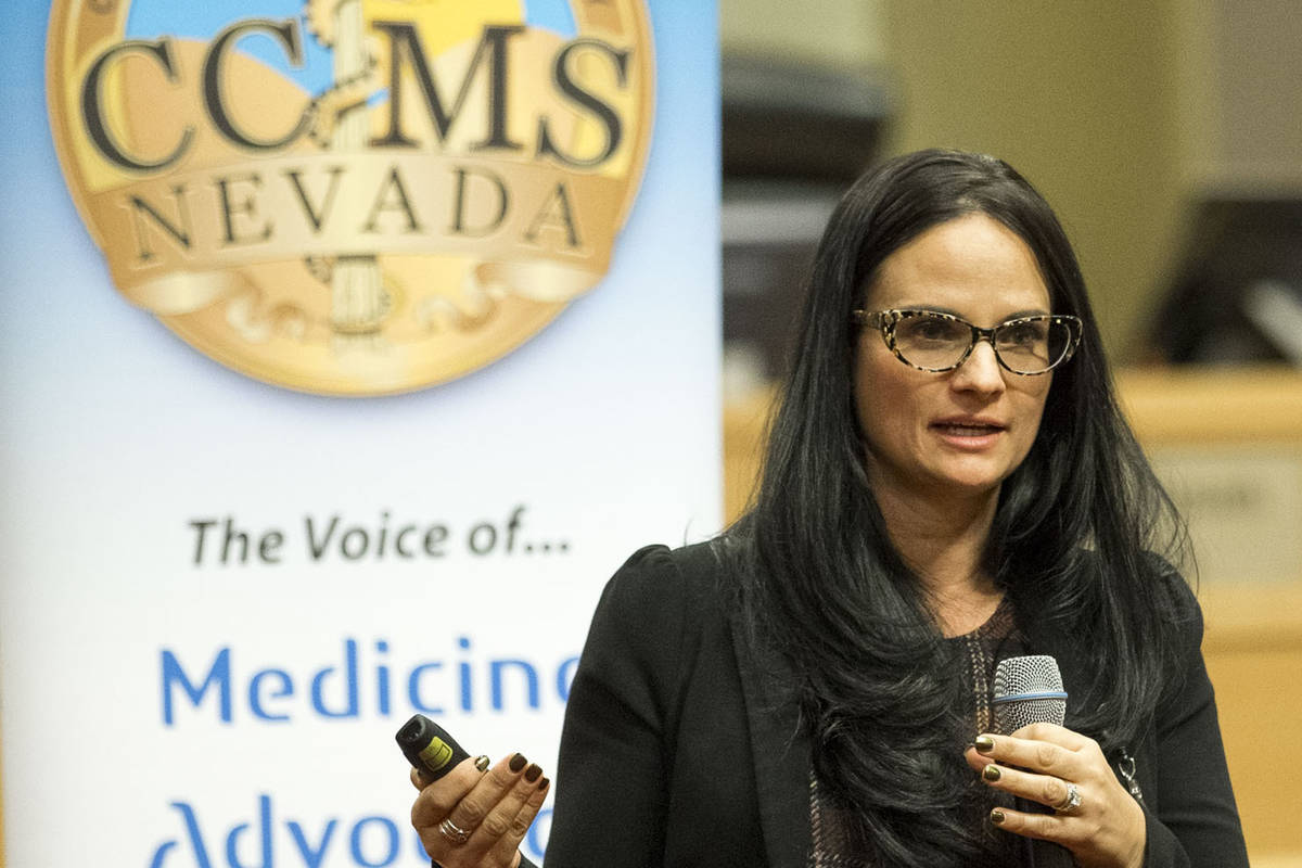 Julia Peek, community services deputy administrator for the Nevada Department of Health and Hum ...