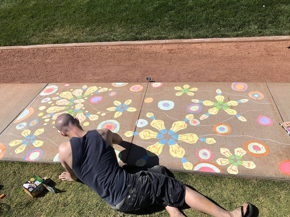 This year's Chalk + Cheers, The Walking Tour Edition, will be held at Skye Canyon Park, 10115 W ...