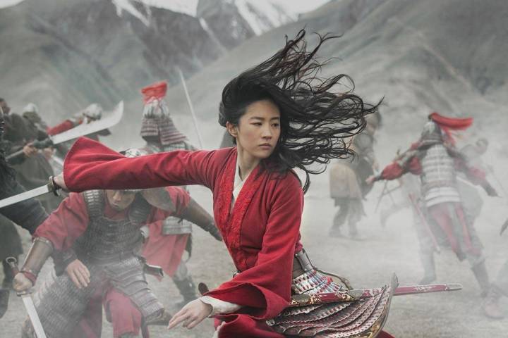 Yifei Liu portrays the title character in Disney's "Mulan." (Disney+)