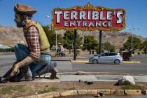 Entrance to the Terrible's Hotel & Casino still temporarily closed on Friday, Sept. 4, 2020 ...